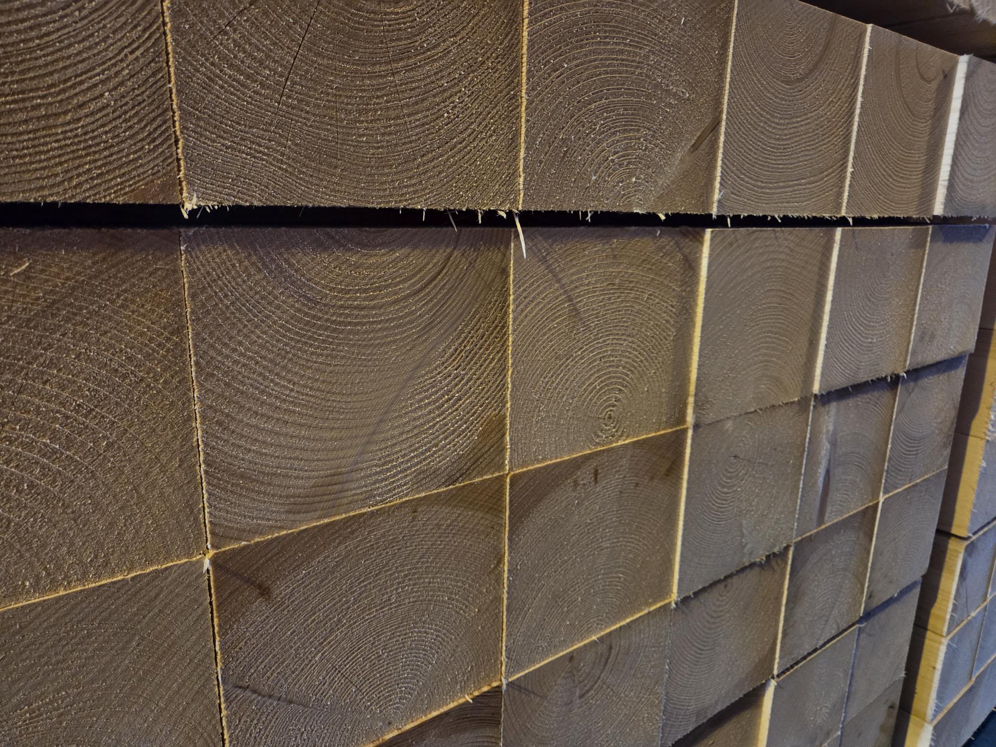 Planed timber blocks